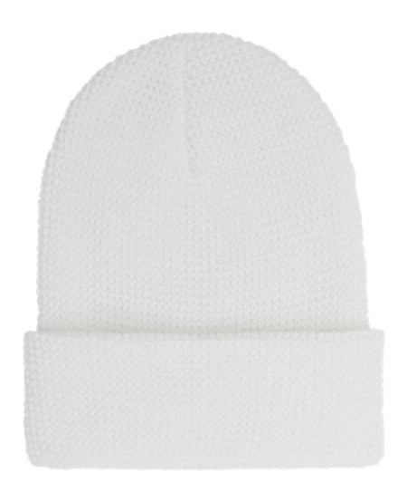 YP Classics 2501KC Waffle Cuffed Knit Beanie – 100% Acrylic Hypoallergenic Waffle Knit Texture