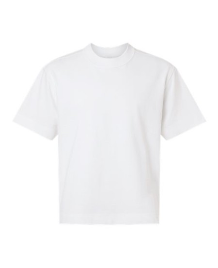 American Apparel 13ML0 Unisex Heavyweight Mid-Length Cotton Tee – 6 oz. 100% Cotton Boxy Oversized Longline | S–3XL