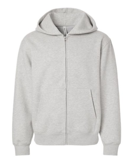BELLA CANVAS 4739 Unisex 10 oz. Full-Zip Hoodie Sweatshirt – 10 oz. 60/40 Airlume Cotton/Poly 3-End Fleece Full-Zip Hoodie with Hidden Zipper Finish | XS–4XL
