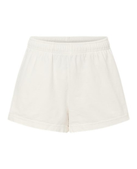 BELLA CANVAS 6824GD Women's Garment-Dyed Cotton Shorts – 100% Ring-Spun Cotton Women's Garment-Dyed Shorts | Each Garment Unique
