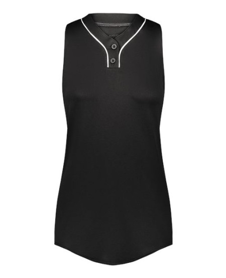 Augusta Sportswear 6914 Girls' Cutter+ Sleeveless Jersey – 96/4 Polyester/Spandex 4-Way Stretch Sleeveless Multi-Sport Jersey UPF 50+ | Girls S–L