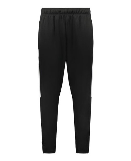 Holloway 223631 Youth Crosstown Tapered Leg Pants – 100% Polyester Double Knit Dry-Excel Warm-Up Pants with Ankle Zipper