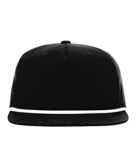 Richardson 256 Umpqua Gramps Cap - 70/30 Cotton/Nylon UPF 50+ Flat Bill Five-Panel with Rope | OSFM Snapback