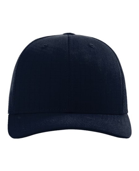 Richardson 112T Tactical Trucker Cap - 97/3 Cotton/Spandex Ripstop, No Crown Button, Mid Pro | OSFM Snapback