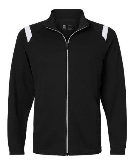 Badger 7725 Men's On The Rise Outercore Warm-Up Jacket – 5 oz. 100% Polyester Interlock Warm-Up Jacket | S–3XL