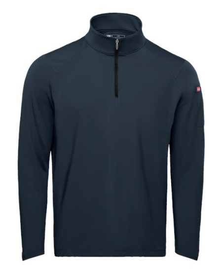 Red Kap QZM2 Men's Performance Cadet Collar Quarter-Zip Pullover – 7.8 oz. Stretch Jersey, UPF, Utility Sleeve Pocket