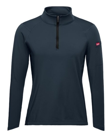 Red Kap QZW1 Women's Performance Cadet Collar Quarter-Zip Pullover – Stretch Jersey, UPF, Utility Sleeve Pocket