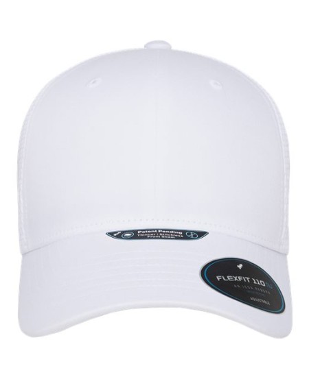 Flexfit 110MNU 110® NU Mesh Cap – 74/26 Poly/Cotton Structured 6-Panel Snapback | OSFA