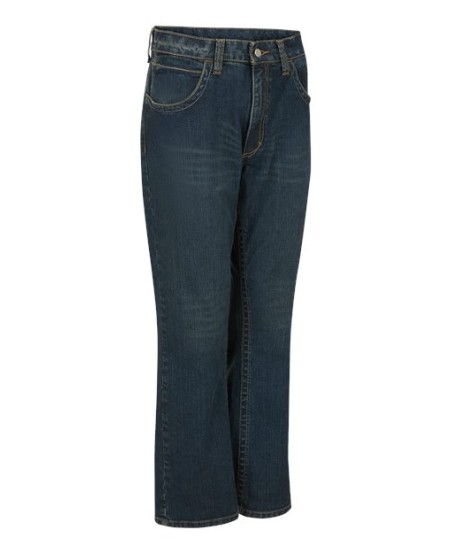 Bulwark PSJ2ODD Men's Odd Sizes FR Bootcut Stretch Jean – 12 oz. FR Denim | CAT 2 NFPA 2112