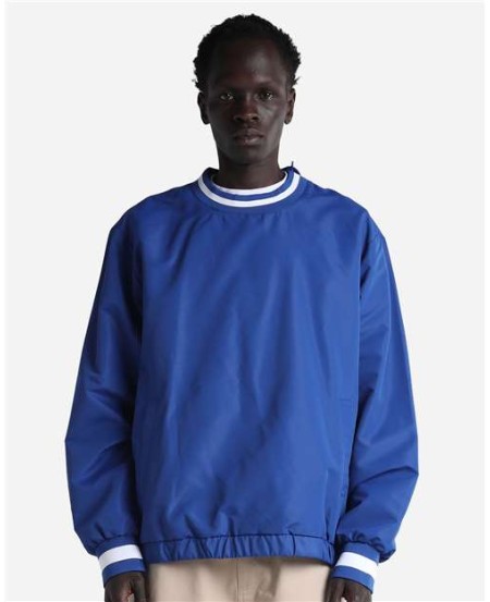 Shaka Wear SHCNW Unisex Crewneck Windbreaker – 2.9 oz. 100% Polyester | Water-Resistant | Mesh Lining | S–3XL