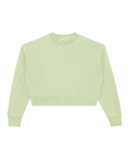 Lane Seven LS88004 Women's Relaxed Cropped Crewneck Sweatshirt – 9.5 oz. 320 GSM 80/20 Combed Cotton/Recycled Poly | XS–3X