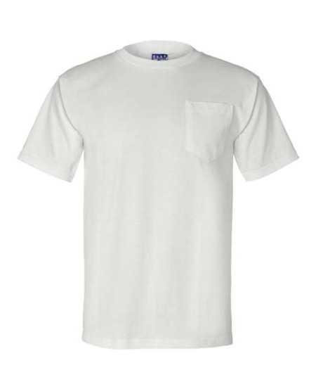 Bayside 3015 Unisex Union-Made Pocket T-Shirt – 6.1 oz. 100% Cotton Union & USA-Made Pocket Tee | S–4XL