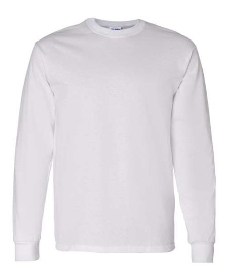 Gildan 5400 Unisex Heavy Cotton® Long Sleeve T-Shirt – 5.3 oz. 100% US Cotton | Ribbed Cuffs | Taped Neck & Shoulders | Classic Fit | Seamless Body | US Cotton Trust | OEKO-TEX