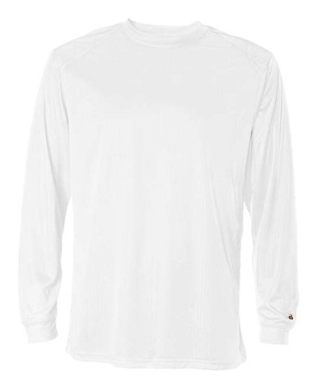 Badger 4104 Unisex B-Core Long Sleeve T-Shirt – 3.5 oz. 100% Polyester Moisture-Management LS Tee | S–5XL