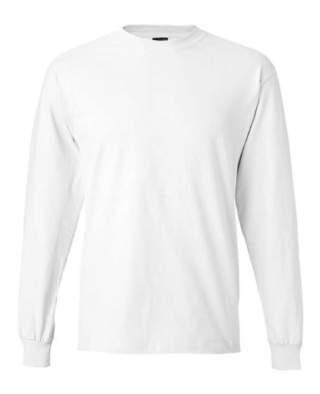 Hanes 5186 Beefy-T Long-Sleeve T-Shirt – Unisex 6.1 oz. Ring-Spun Cotton Tee | S–3XL