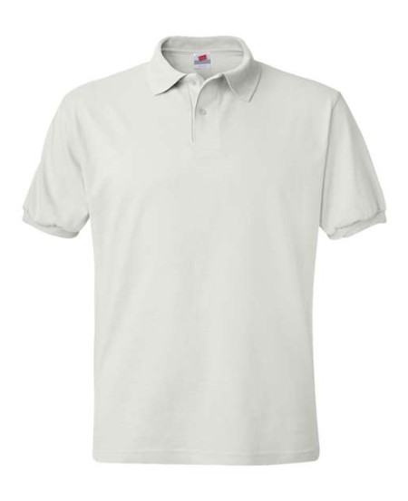 Hanes 054X Men's EcoSmart® Jersey Polo – 5.2 oz. 50/50 Cotton/Polyester 20 Singles | EcoSmart® Jersey | Welt Collar & Ribbed Cuffs