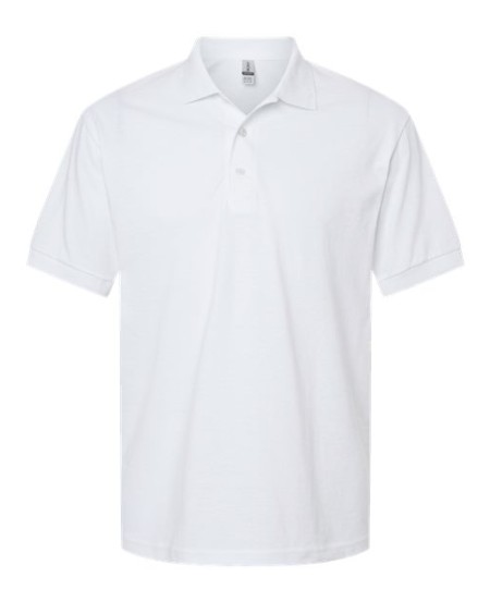 Gildan 8800 Unisex DryBlend® Jersey Polo | DryBlend® Moisture-Management | Contoured Welt Collar & Cuffs | Clean Finished Placket | US Cotton Trust | OEKO-TEX