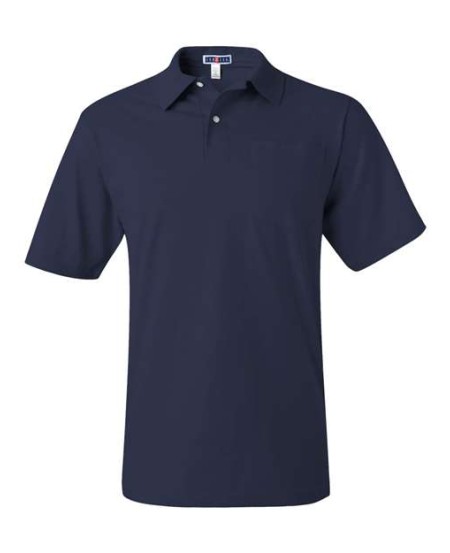 JERZEES 436MPR Men's SpotShield 50/50 Polo with Pocket – 5.4 oz. Men's polo shirt | S–5XL