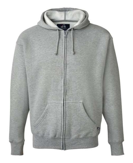 J. America 8821 Men's Premium Full-Zip Hooded Sweatshirt – 10 oz. Men's full-zip hoodie | S–3XL