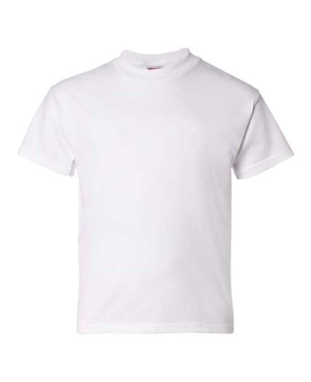 Hanes 5480 Youth Essential-T T-Shirt – 5 oz. US Grown Cotton Youth Tee | XS–XL
