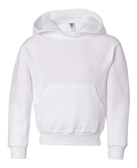JERZEES 996YR Youth NuBlend Hooded Sweatshirt – 8 oz. Youth pullover hoodie | S–XL