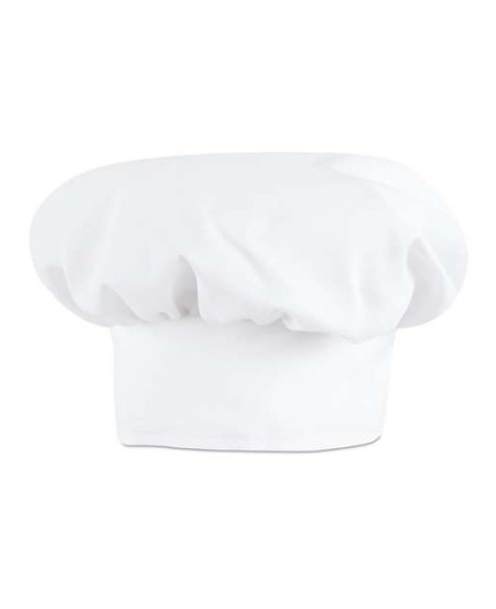 Chef Designs HP60 Chef Hat - 80/20 Poly/Cotton Performance Poplin Adjustable Chef Hat with Velcro Closure | One Size