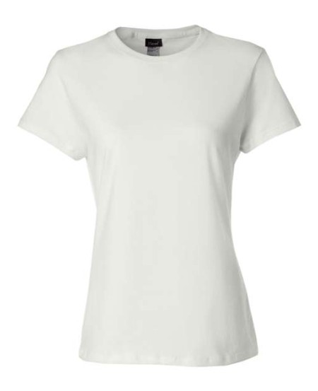 Hanes SL04 Women's Perfect-T T-Shirt – 4.5 oz. US Grown Ring-Spun Cotton Women's Crew-Neck Tee