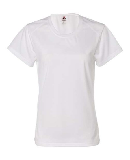 Badger 4160 Women's B-Core Athletic T-Shirt – 3.5 oz. 100% Polyester Women's Crew-Neck Performance Tee | XS–2XL