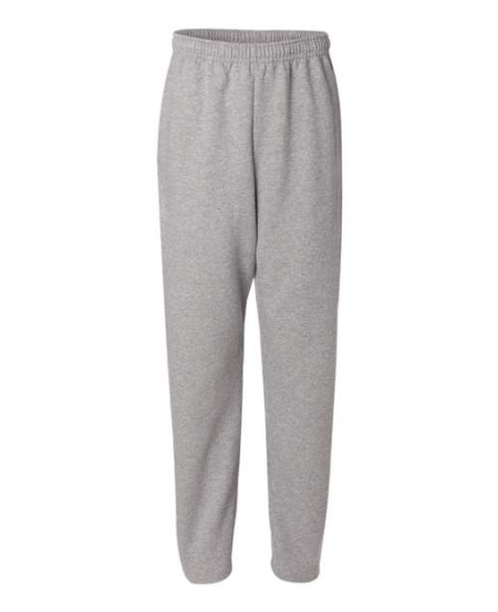 JERZEES 974MPR Unisex NuBlend Open-Bottom Sweatpants with Pockets – 8 oz. Unisex sweatpants | L–3XL (limited — closeout)