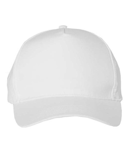 Valucap 8869 Five-Panel Twill Cap – 65/35 Polyester/Cotton Twill Structured Mid-Profile Snapback