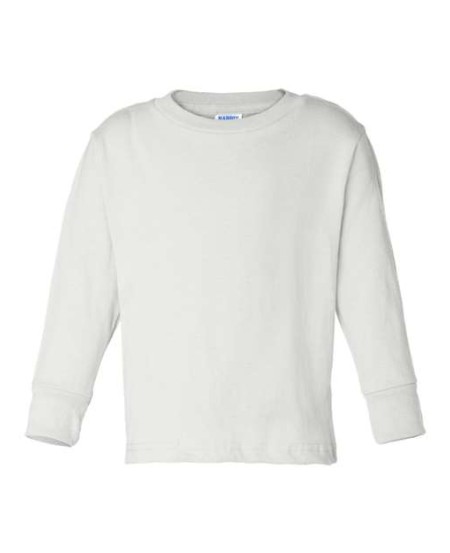 Rabbit Skins 3311 Toddler Cotton Jersey Long Sleeve T-Shirt – 5.5 oz. 100% Cotton Jersey | 2T–5/6