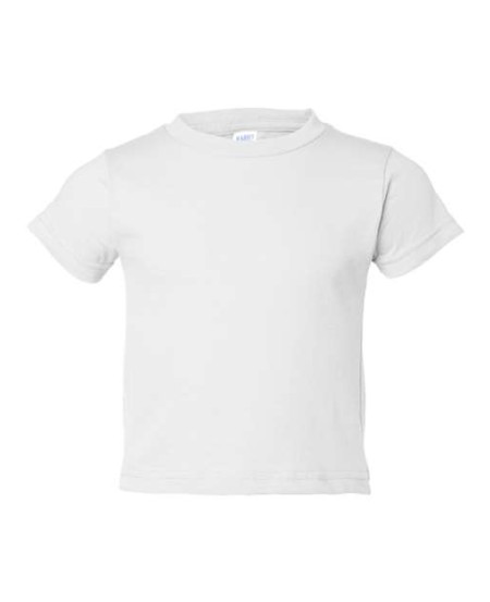 Rabbit Skins 3301T Toddler Cotton Jersey T-Shirt – 5.5 oz. 100% Cotton Jersey | 2T–4T