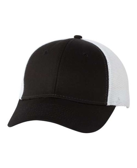 Valucap VC400 Mesh-Back Twill Trucker Cap – 65/35 Polyester/Cotton Twill Front | Mesh Back