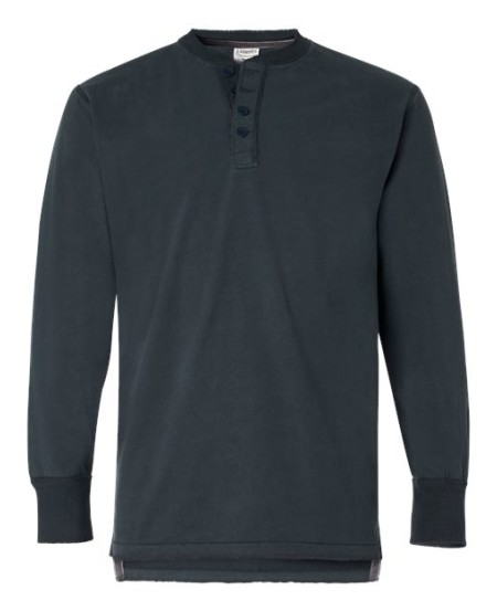 J. America 8244 Men’s Vintage Brushed Jersey Henley – 7 oz. Men’s Henley shirt | S–3XL