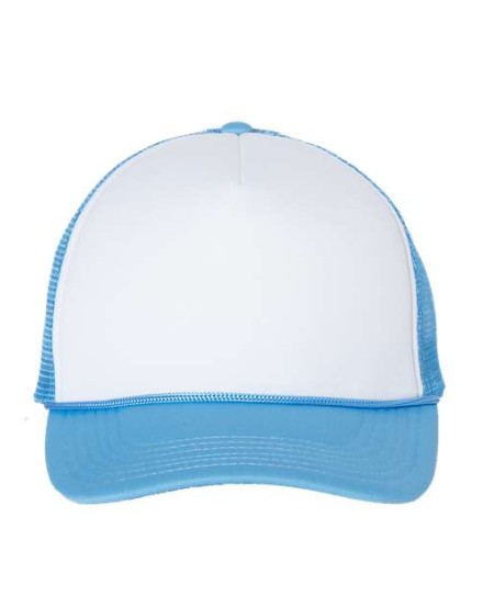 Valucap VC700 Foam Mesh-Back Trucker Cap – 100% Polyester Foam Front with Mesh Back | Five-Panel