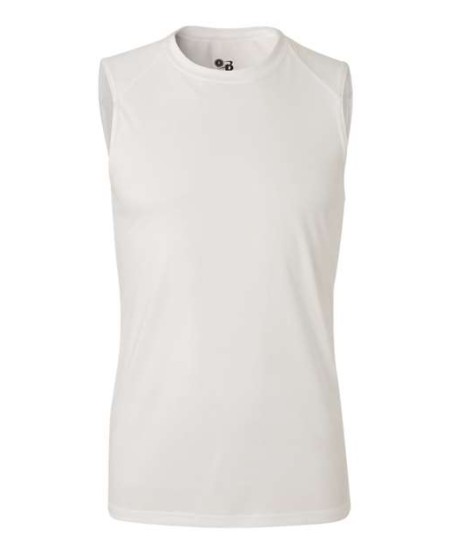 Badger 4130 Men's B-Core Sleeveless T-Shirt – 3.5 oz. 100% Polyester Men's Sleeveless Athletic Tee | S–4XL
