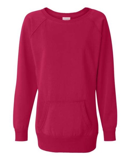 J. America 8918 Women's Open Neck Tunic – 8 oz. Women's tunic sweatshirt | S–2XL
