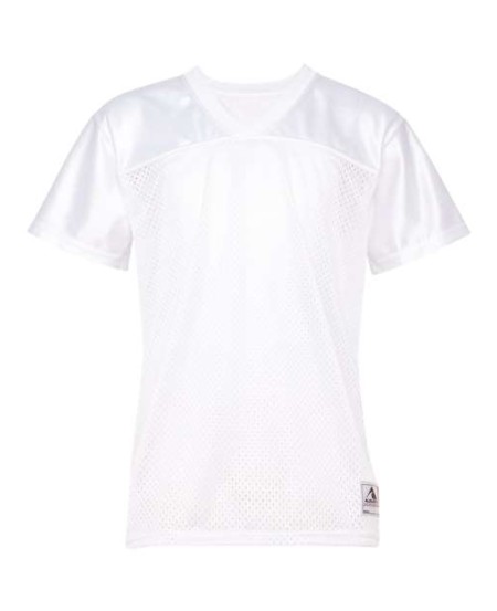 Augusta Sportswear 250 Women's Junior Fit Stadium Replica Football Jersey – 4.4 oz. Polyester Mesh & Dazzle Fabric | S–2XL