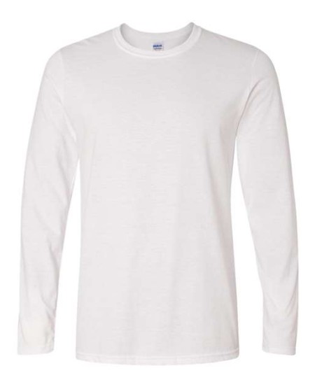 Gildan 64400 Unisex Softstyle® Long Sleeve T-Shirt – 4.5 oz. 100% Ring-Spun US Cotton 30 Singles | High Stitch Density | Narrow Rib Collar | Taped Neck & Shoulders | Better Cotton | OEKO-TEX