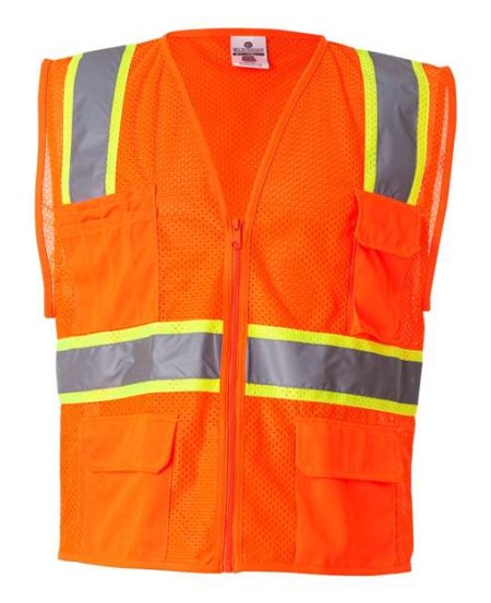 Kishigo 1195-1196 Unisex Ultra-Cool Multi-Pocket Vest – Unisex safety vest | S–5XL | ANSI/ISEA 107-2015/2020 Type R Class 2
