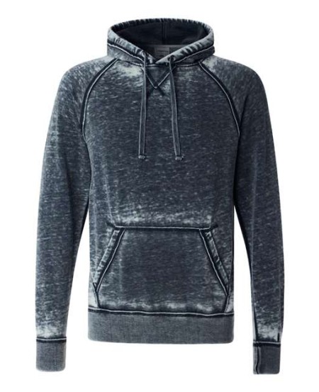 J. America 8915 Men's Vintage Zen Fleece Hooded Sweatshirt – 7 oz. Men's pullover hoodie | S–3XL