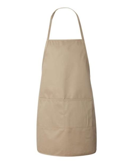 Liberty Bags 5505 Long Butcher Block Apron – 9 oz./yd², 70% polyester / 30% cotton heavy twill | Long body (>27