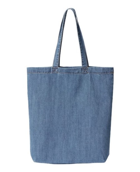 Liberty Bags 7761A Cotton Denim Gusseted Tote Bag – 9 oz./yd², 100% natural cotton denim | 15