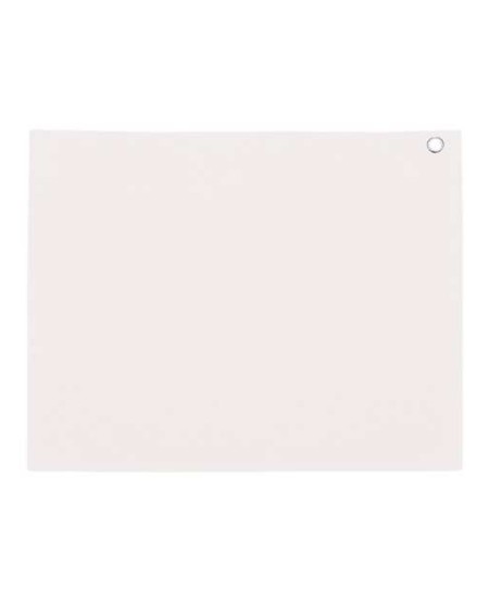 Carmel Towel Company C1518GH Velour Hemmed Towel with Grommet & Hook – 100% Cotton Velour | 15