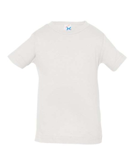 Rabbit Skins 3322 Infant Fine Jersey T-Shirt – 4.5 oz. 100% CRSC Fine Jersey | 6M–24M