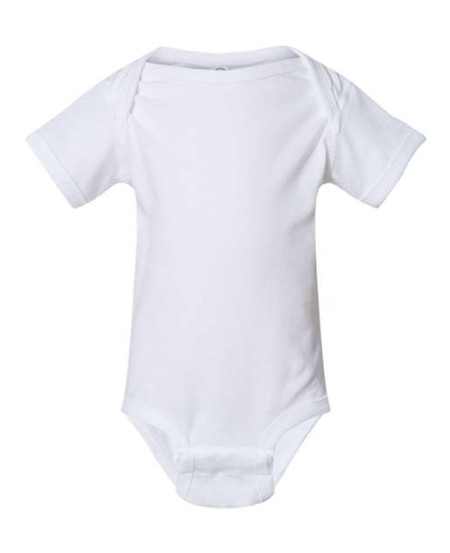 Rabbit Skins 4424 Infant Fine Jersey Bodysuit – 4.5 oz. 100% CRSC Fine Jersey | NB–24M, 90+ Colors