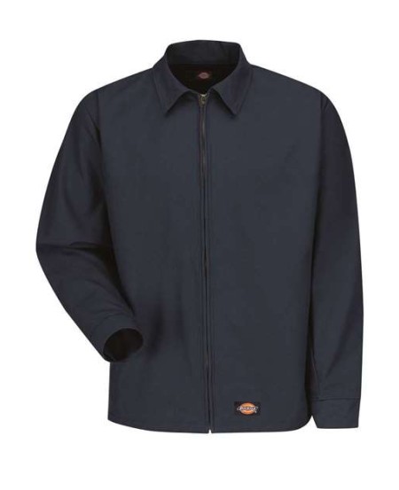 Dickies WJ40 Men’s Work Jacket – 7.5 oz. 60/40 Cotton/Polyester Canvas Shell with Fleece Lining