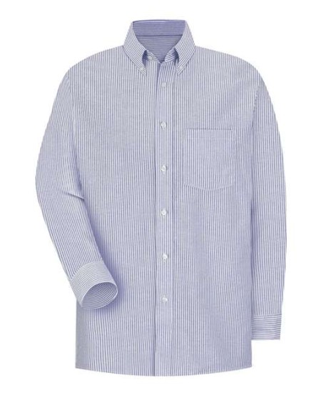 Red Kap SR70 Men's Executive Oxford Dress Shirt – 4.75 oz. 60/40 Combed Cotton/Poly, Long Sleeve | Multiple Colors