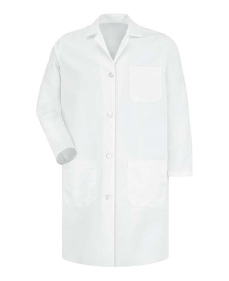 Red Kap KT33 Women's Staff Coat – 6 oz. 80/20 Fine Line Twill, 4-Button, Sewn-On Belt, 38.25