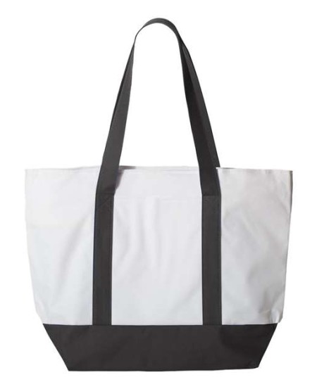 Liberty Bags 7006 Bay View Giant Zippered Tote – 600D polyester | 22.5